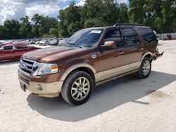 Salvage cars for sale from Copart Ocala, FL: 2011 Ford Expedition XLT