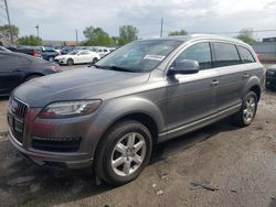 Salvage cars for sale at Dyer, IN auction: 2013 Audi Q7 Premium Plus