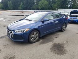 Salvage cars for sale at Arlington, WA auction: 2017 Hyundai Elantra SE