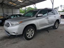 Salvage cars for sale from Copart Cartersville, GA: 2012 Toyota Highlander Base