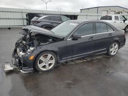Salvage cars for sale at Assonet, MA auction: 2011 Mercedes-Benz C 300 4matic