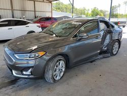 Salvage cars for sale at Cartersville, GA auction: 2019 Ford Fusion Titanium