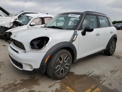 Salvage cars for sale at Grand Prairie, TX auction: 2012 Mini Cooper S Countryman