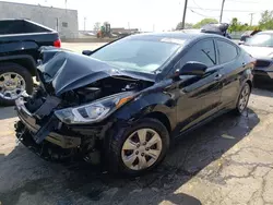 Salvage cars for sale at Chicago Heights, IL auction: 2016 Hyundai Elantra SE