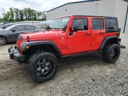 Jeep Wrangler Unlimited Sport salvage cars for sale: 2016 Jeep Wrangler Unlimited Sport