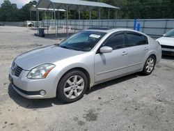 Salvage cars for sale from Copart Savannah, GA: 2004 Nissan Maxima SE
