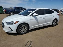 Salvage cars for sale at Brighton, CO auction: 2017 Hyundai Elantra SE