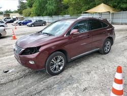 Salvage cars for sale from Copart Knightdale, NC: 2013 Lexus RX 450