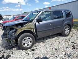 Honda Pilot LX salvage cars for sale: 2015 Honda Pilot LX