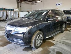 Salvage cars for sale at Elgin, IL auction: 2014 Acura MDX Technology