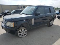 Salvage cars for sale from Copart Wilmer, TX: 2008 Land Rover Range Rover HSE