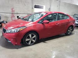Salvage cars for sale from Copart Blaine, MN: 2018 KIA Forte LX