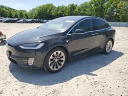 Salvage cars for sale at North Billerica, MA auction: 2018 Tesla Model X