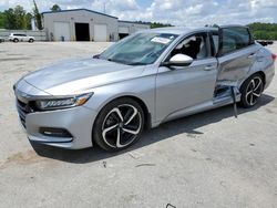 Salvage cars for sale at Savannah, GA auction: 2019 Honda Accord Sport