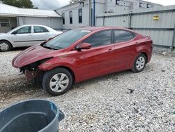 Salvage cars for sale at Prairie Grove, AR auction: 2016 Hyundai Elantra SE