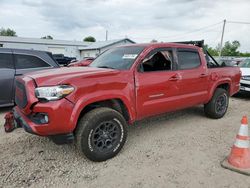 Salvage cars for sale from Copart Pekin, IL: 2017 Toyota Tacoma Double Cab