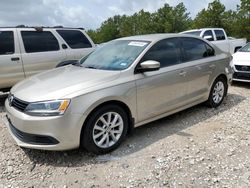 Salvage cars for sale from Copart Houston, TX: 2012 Volkswagen Jetta SE