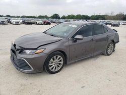 Toyota salvage cars for sale: 2022 Toyota Camry LE