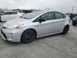 Salvage cars for sale from Copart Sun Valley, CA: 2015 Toyota Prius