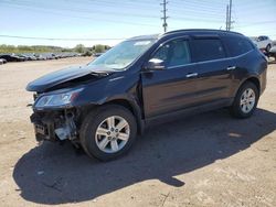 Salvage cars for sale at Colorado Springs, CO auction: 2014 Chevrolet Traverse LT