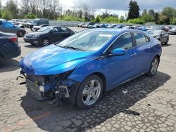 Chevrolet salvage cars for sale: 2017 Chevrolet Volt LT