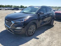 Salvage cars for sale at Cahokia Heights, IL auction: 2021 Hyundai Tucson Limited