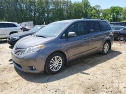 Toyota Sienna xle Vehiculos salvage en venta: 2015 Toyota Sienna XLE