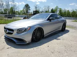 Salvage cars for sale from Copart Albany, NY: 2015 Mercedes-Benz S 63 AMG