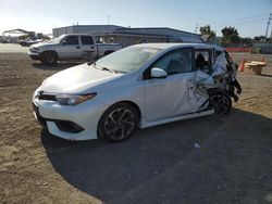 Salvage cars for sale from Copart San Diego, CA: 2016 Scion IM