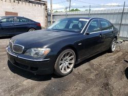 Salvage cars for sale at New Britain, CT auction: 2006 BMW 750 LI