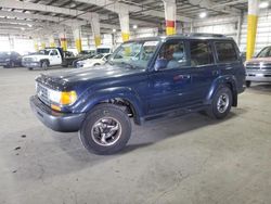 Salvage cars for sale at Woodburn, OR auction: 1996 Toyota Land Cruiser HJ85