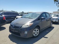 Salvage cars for sale at Martinez, CA auction: 2010 Toyota Prius