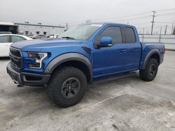 Salvage cars for sale from Copart Sun Valley, CA: 2018 Ford F150 Raptor