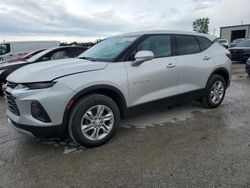 Salvage cars for sale at Kansas City, KS auction: 2019 Chevrolet Blazer 1LT