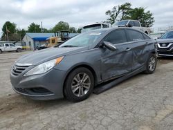 Salvage cars for sale at Wichita, KS auction: 2014 Hyundai Sonata GLS