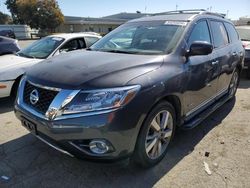 Salvage cars for sale from Copart Martinez, CA: 2014 Nissan Pathfinder SV Hybrid