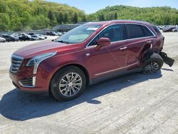 Salvage cars for sale at Ellwood City, PA auction: 2017 Cadillac XT5 Luxury