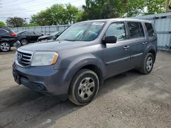Salvage cars for sale at Moraine, OH auction: 2015 Honda Pilot LX
