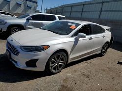 Salvage cars for sale from Copart Albuquerque, NM: 2019 Ford Fusion SEL