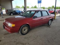 Salvage cars for sale at Fort Wayne, IN auction: 1992 Ford Tempo GL