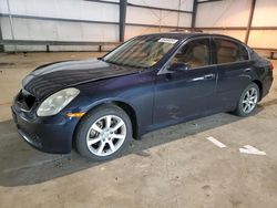 Salvage cars for sale at Graham, WA auction: 2006 Infiniti G35