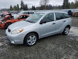 Salvage cars for sale from Copart Graham, WA: 2006 Toyota Corolla Matrix XR