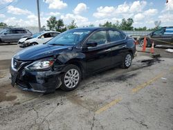 Salvage cars for sale from Copart Pekin, IL: 2016 Nissan Sentra S