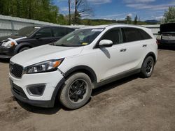 Salvage cars for sale at Center Rutland, VT auction: 2016 KIA Sorento LX