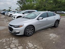 Salvage cars for sale from Copart Lexington, KY: 2020 Chevrolet Malibu RS