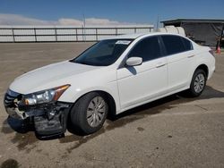 Salvage cars for sale from Copart Fresno, CA: 2012 Honda Accord LX