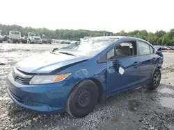 Salvage cars for sale at Ellenwood, GA auction: 2012 Honda Civic LX