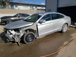 Chevrolet salvage cars for sale: 2017 Chevrolet Impala LT