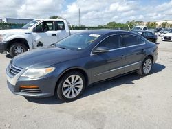 Salvage cars for sale from Copart Orlando, FL: 2012 Volkswagen CC Sport