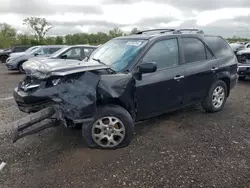 Salvage cars for sale at Des Moines, IA auction: 2002 Acura MDX Touring